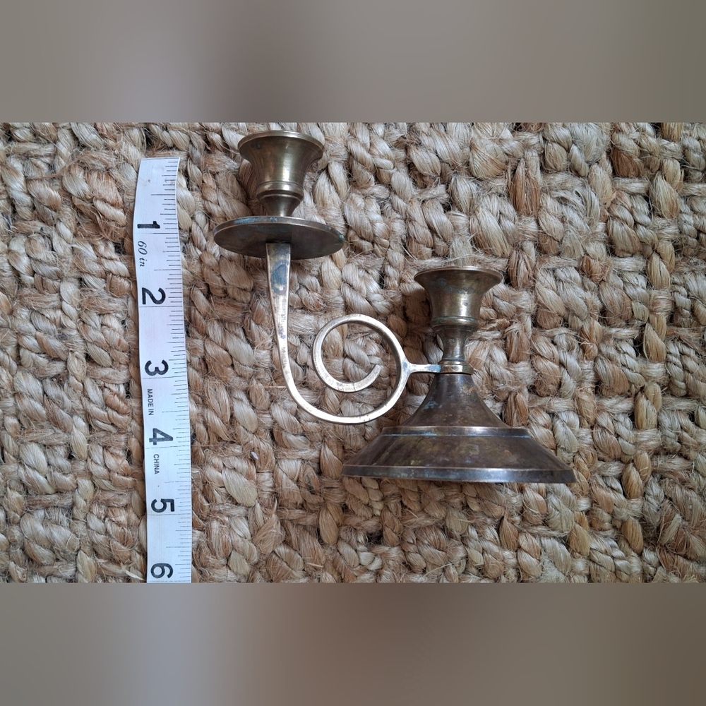 Vintage brass candle holder‎ victorian whymsygoth medieval bella swan